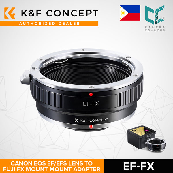 K&F Concept Canon EF Lenses to Fuji X Mount Camera Adapter EF-FX