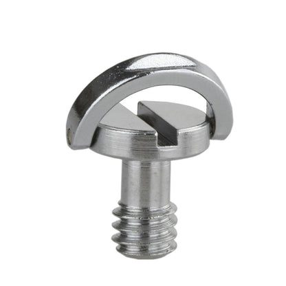 STUDIOMATE SM26 1pc 1/4 D-Ring Stainless Steel Mounting Fixing Screw for Camera Tripod Monopod Quick Release Plate D Ring