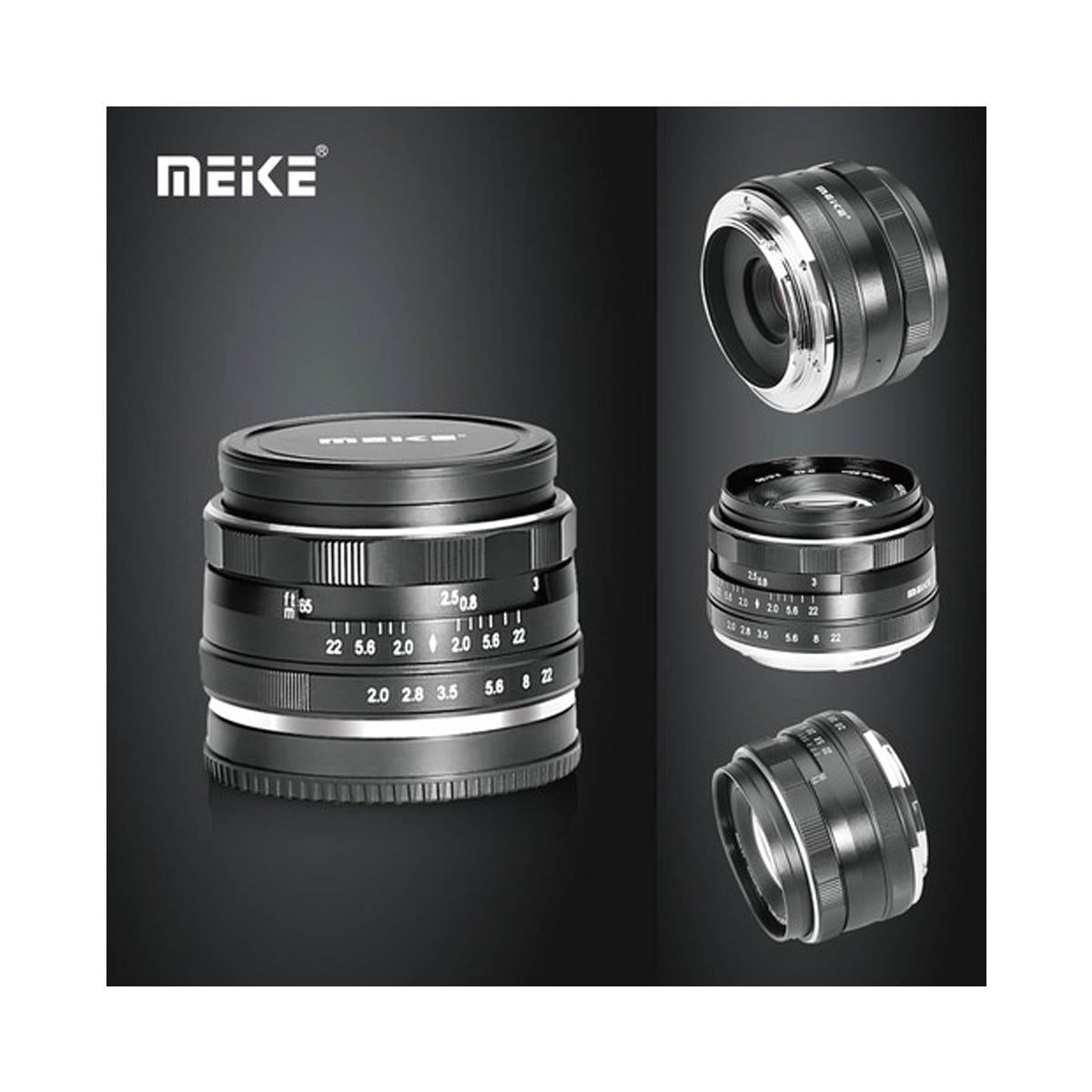 MEIKE 50mm f/2.0 Fixed Manual Focus Lens for Canon EF-M