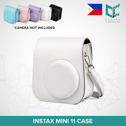 Leather Case Flannel Case Bag Cover Plain Colors for Fujifilm Instax Mini 11 Mini 12 Instant Film Camera PU Leather