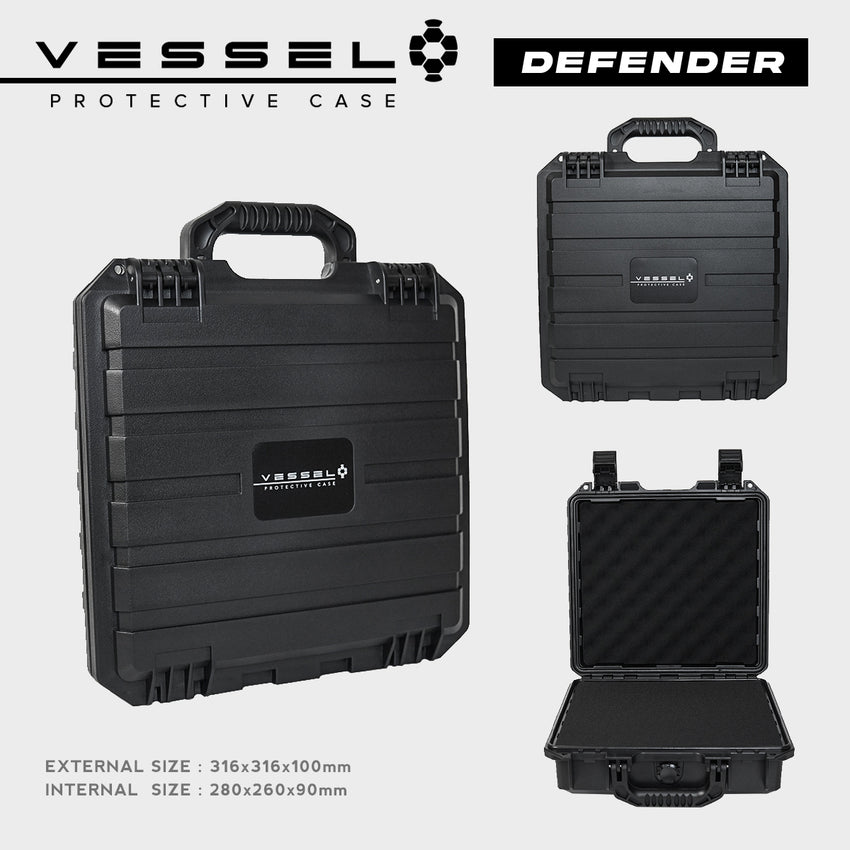 VESSEL DEFENDER VS2826 Portable Hard Case for Photography Equipment Tactical Instruments Tool Box and other devices