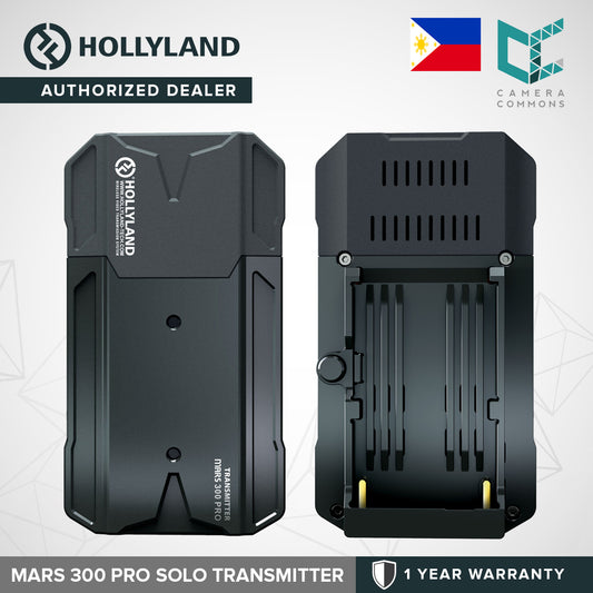 Hollyland Mars 300 PRO Solo Transmitter Wireless Single with HDMI Loopout for DSLR Camera 300ft Long Range 0.08S Low Latency 1080P HD Up to 3 APP Monitoring Video Transmission System