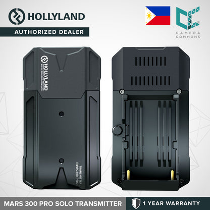 Hollyland Mars 300 PRO Solo Transmitter Wireless Single with HDMI Loopout for DSLR Camera 300ft Long Range 0.08S Low Latency 1080P HD Up to 3 APP Monitoring Video Transmission System