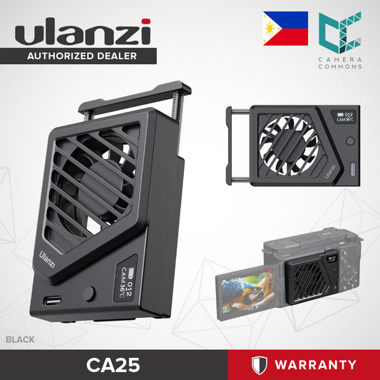 Ulanzi CA25 Camera Cooling Fan OLED Type-C Charging Port for Select Cameras Accessories C072GBB2 C072GBB3