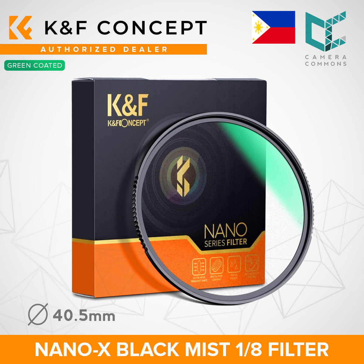 CLEARANCE KF FILTER Nano-X Black Mist Filter 1/8 Y2024 43mm