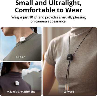 DJI Mic Mini 2-Person Compact Wireless Microphone Audio System for Camera & Smartphone (2.4 GHz)