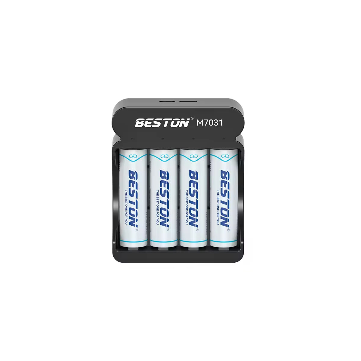 Beston M7031 4 Bay 1.5V AA AAA Lithium Li-ion Smart LED Battery Charger Type C