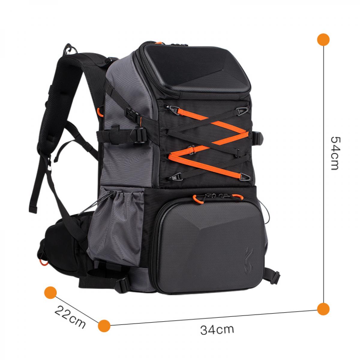 K&F Concept Torque Black Professional DSLR Camera Backpack with Laptop Compartment | KF13.107