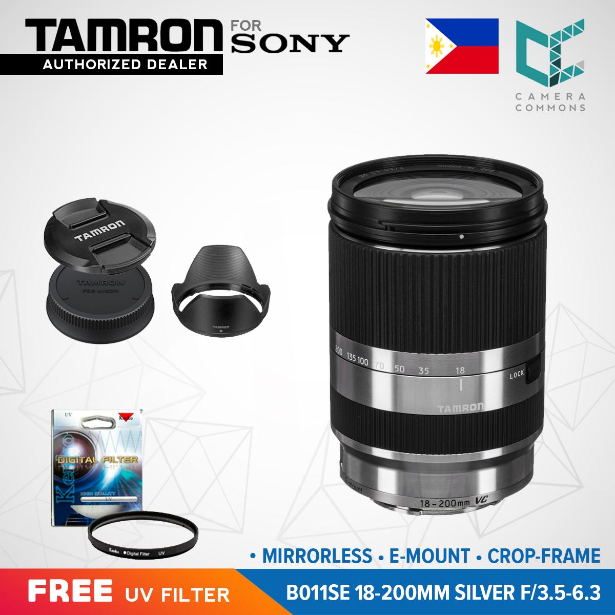 Tamron B011SE 18-200mm F/3.5-6.3 Di III VC Silver Lens for Sony Mirrorless E Mount Crop Frame