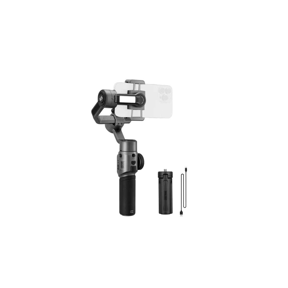 CLEARANCE Zhiyun Smooth 5S Smartphone Gimbal Stabilizer 3-Axis White Grey