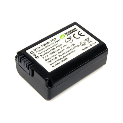 Wasabi Power FW-50 1pc Rechargeable Battery for Sony Cameras FW50