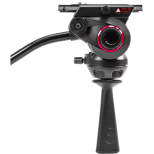 Miliboo MTT701B Professional Carbon Fiber Video Tripod with Fluid Head for Photography