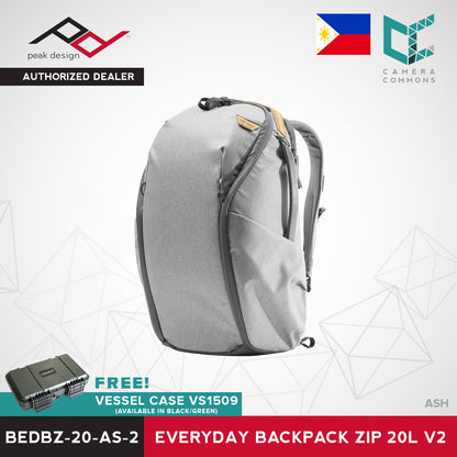 Peak Design Everyday Backpack Zip Bag v2 20L Ash Black Midnight