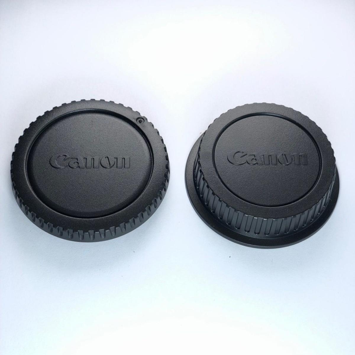 Canon Rear Lens Cover + Front Body Cap for EOS EF DSLR Camera Replacement Cover