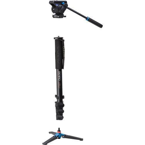 Benro A48FDS4 A48FDS4PRO Series 4 Aluminum Monopod Flip Lock