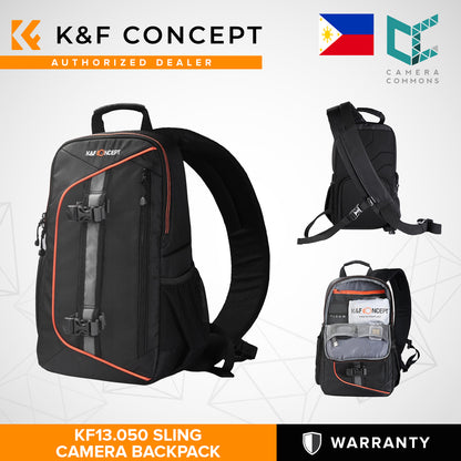 K&F Concept Nylon Sling Camera Bag Backpack for Travel Photography for DSLR Mirrorless etc. - KF13.050 SLING