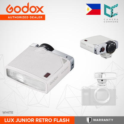 Godox Lux Junior Retro Camera Flash Mini Handy Black White Green Cyan Pink Red
