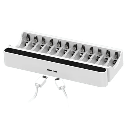 Beston C9025 LED C9025L Smart LCD 12 Bay Charger for Ni-MH AA AAA Battery