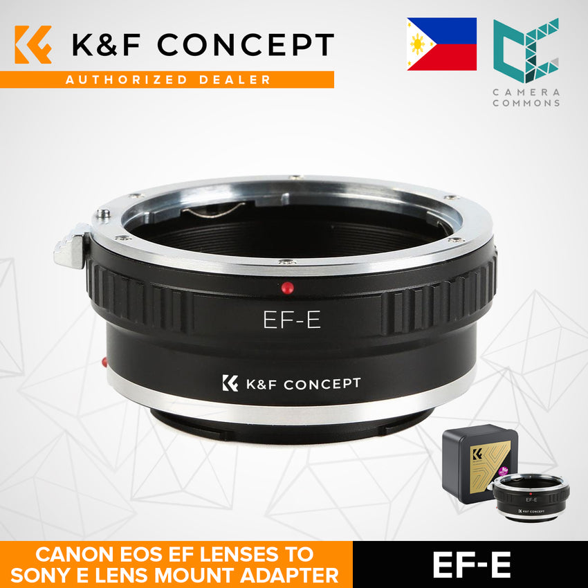 K&F Concept Canon EF Lenses to Sony E Mount Camera Adapter EF-E