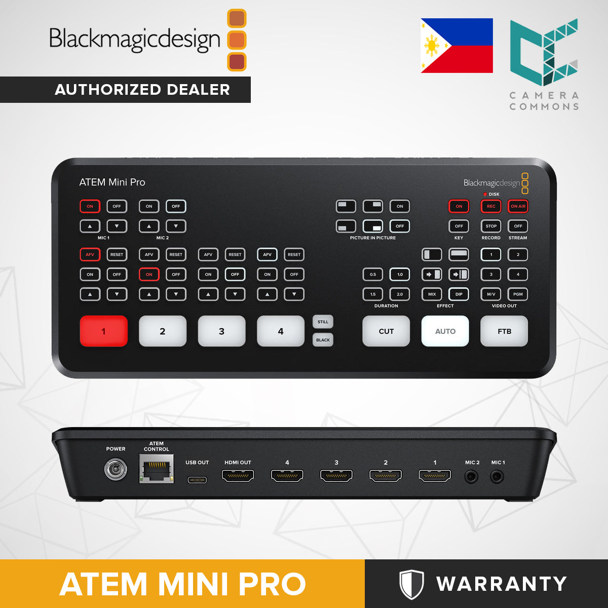 Blackmagic Design ATEM Mini / ATEM Mini Pro HDMI Live Stream Switcher
