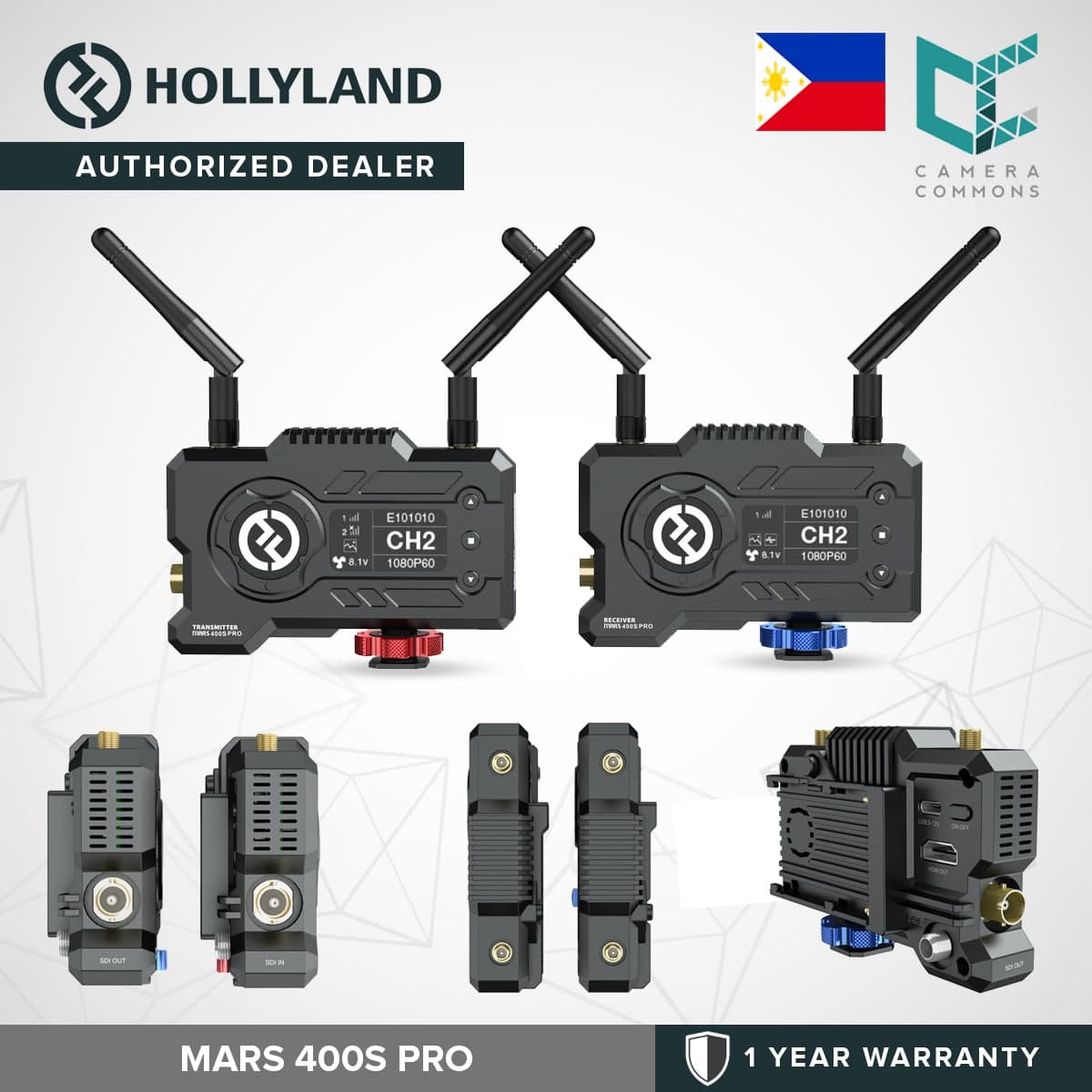 Hollyland Mars 400S PRO SDI/HDMI Wireless Video Transmission System