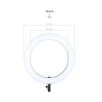 SM1888i 18 inches LED Ring Light Photographic Lighting for Photo Video Studio Vlog Beauty Photography Lamp