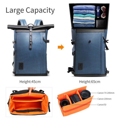 K&F Concept KF13.103 Nevis Multifunctional Large DSLR Camera Waterproof Backpack for Outdoor Photography
