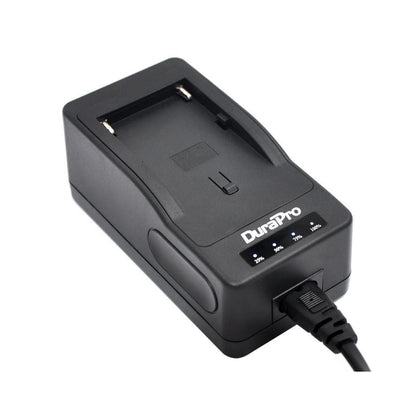 DuraPro 2 Pcs NP-F550 F550 NP-F570 Decoded Lithium/Li-ion Rechargeable Battery 2600mAh and DuraPro NP-F960 Single Fast Charger for Sony Battery NP-F970 NP-F960 NP-F750 NP-F550