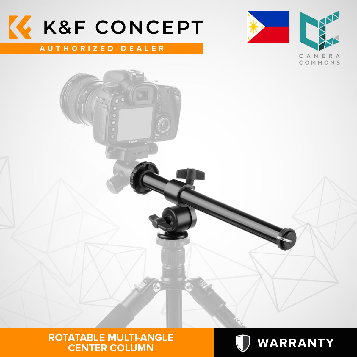 K&F Concept KF31.010 Rotatable Multi-Angle Center Column for Camera Tr ...