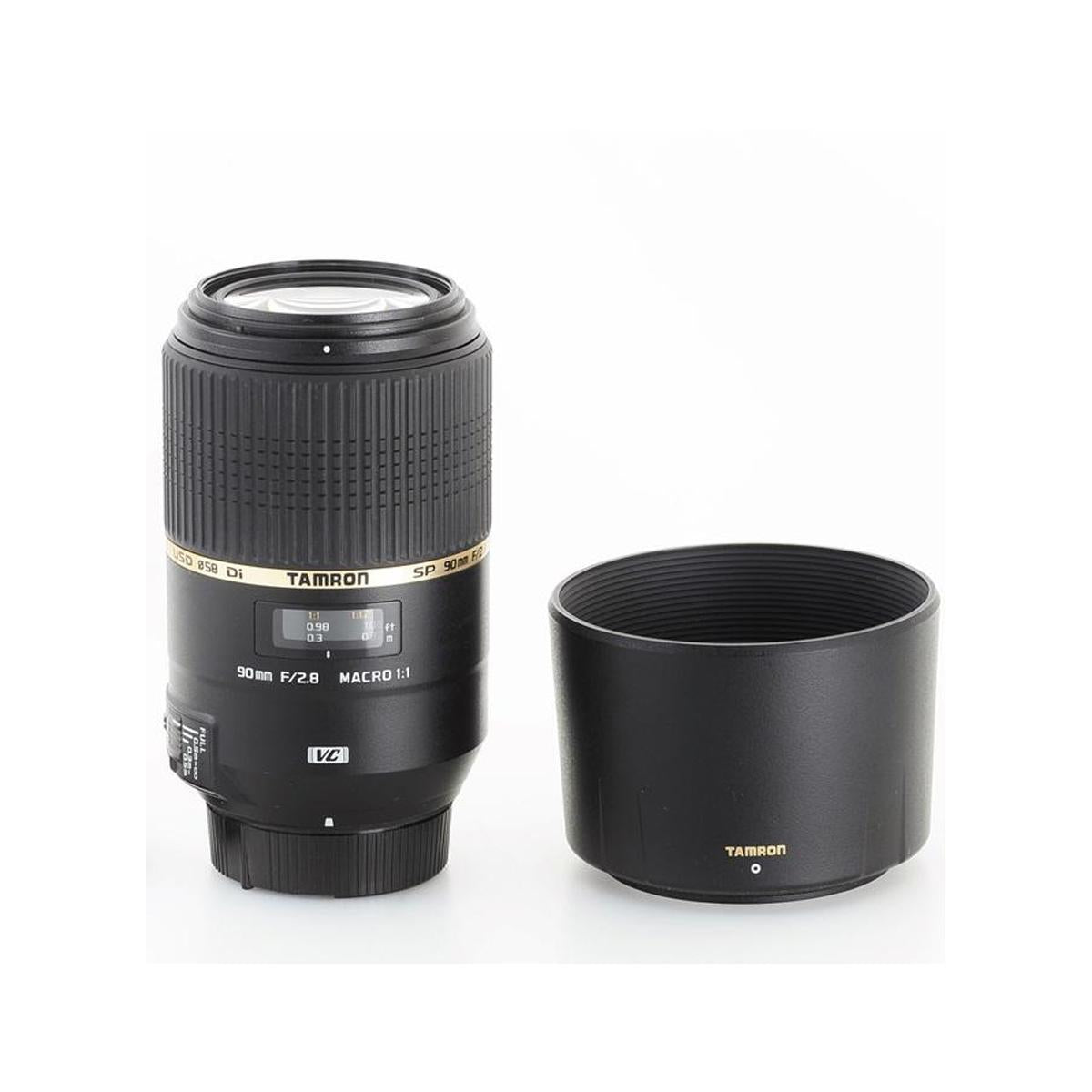 Tamron F004 AF SP 90mm f/2.8 Di VC USD 1:1 Macro Prime Lens for Canon DSLR EF Mount Full Frame