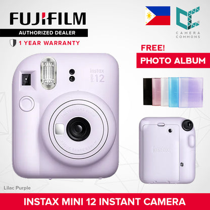 FUJIFILM Instax Mini 11 Mini 12 Instant Camera with AA Batteries OFFICIAL Fujifilm PH 1 Year Local Warranty