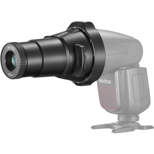 Godox AK-R21 Projection Attachment AK-S Full Slide Set AK-R25 Square Adapter for Flash Round Heads Create Different Lighting Effects