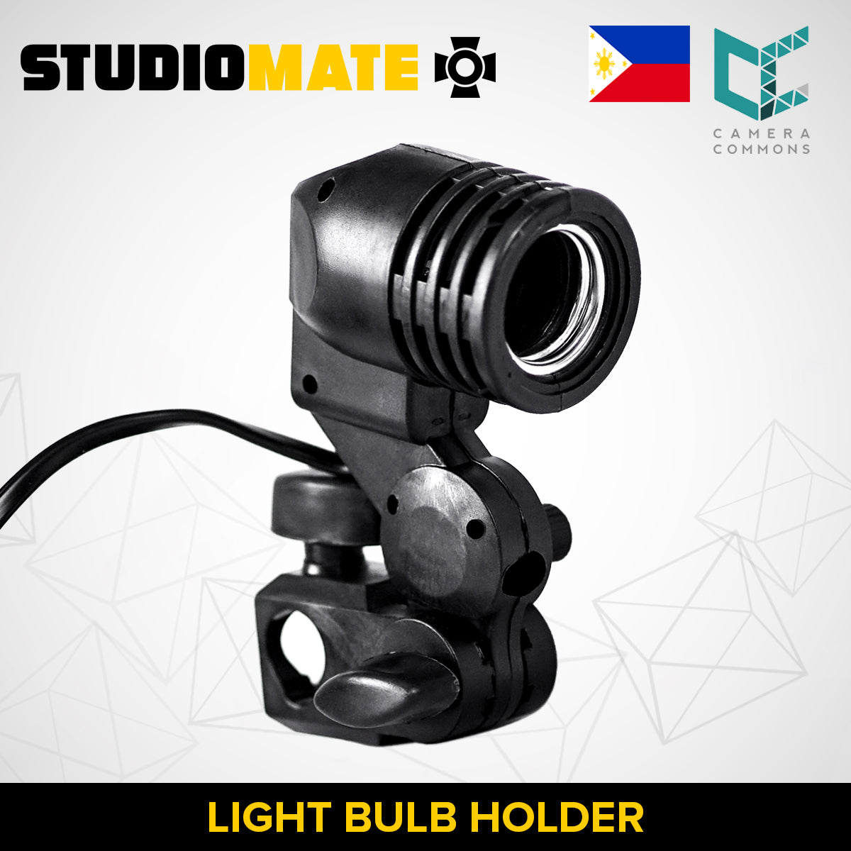 STUDIOMATE SM41 Single Head Light Bulb Holder Socket with Cord for Photography Studio Accessories
