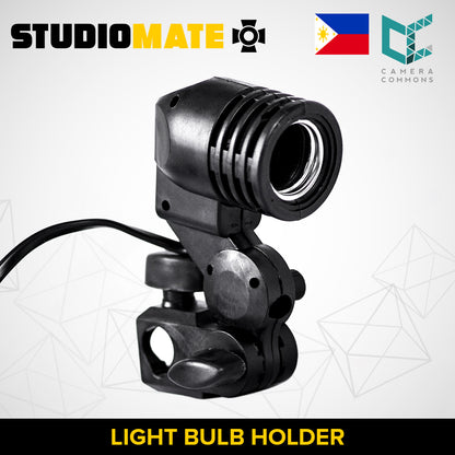 STUDIOMATE SM41 Single Head Light Bulb Holder Socket with Cord for Photography Studio Accessories