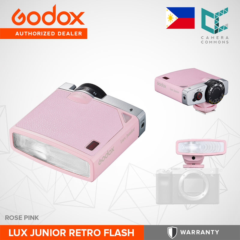 Godox Lux Junior Retro Camera Flash Mini Handy Black White Green Cyan Pink Red