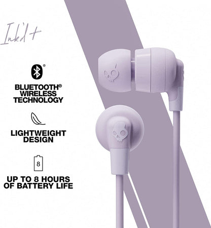 SkullCandy Ink'D+ Wireless In-Ear Earbuds Audio Sound