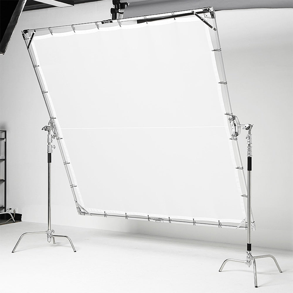 STUDIOMATE SM51 3.6x3.6m Butterfly Scrim Kit with Cloth for Studio Photography
