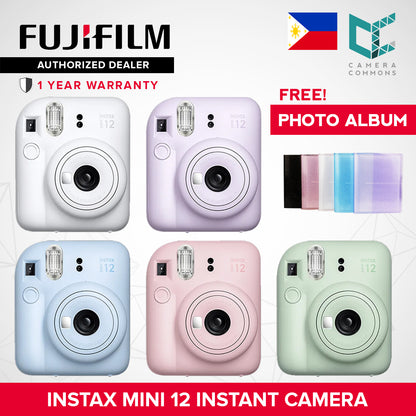 FUJIFILM Instax Mini 11 Mini 12 Instant Camera with AA Batteries OFFICIAL Fujifilm PH 1 Year Local Warranty