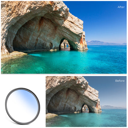 CLEARANCE KF FILTER UV FILTER, SLIM BLUE MULTICOATED 62MM