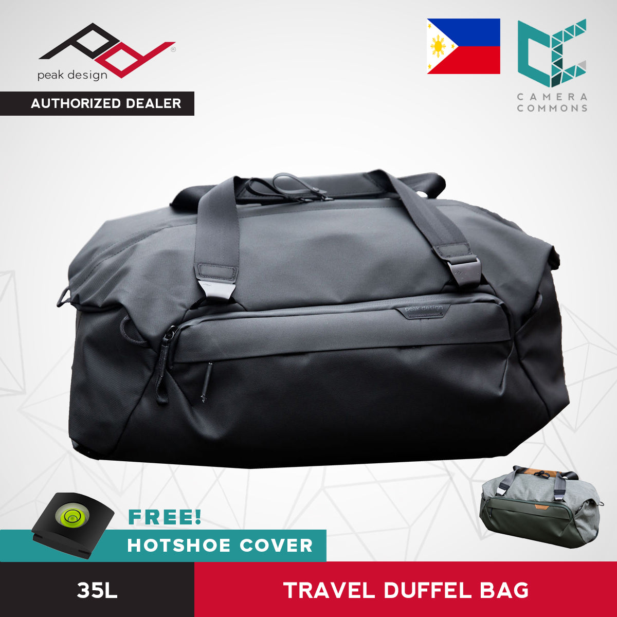 Peak Design Travel Duffel Bag 35L Black Sage