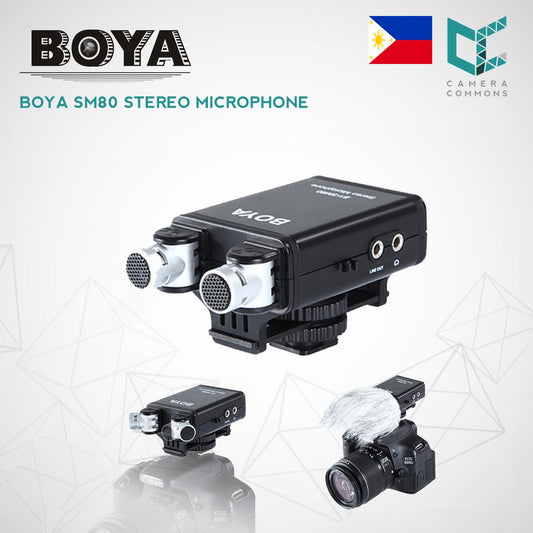 Boya SM80 Stereo Condenser Microphone