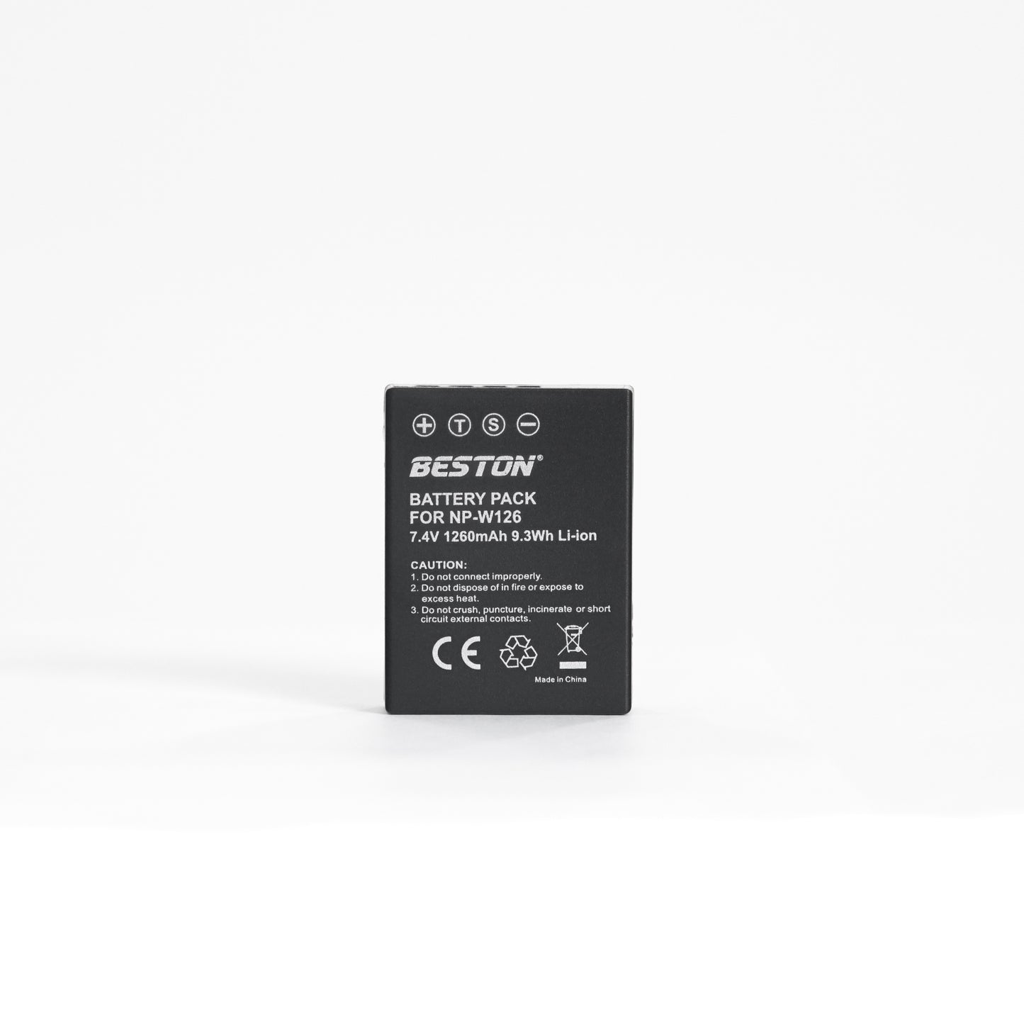 Beston SET NP-W126 LCD Charger + 2 PC Battery 7.4V 1260mAh Fujifilm NPW126