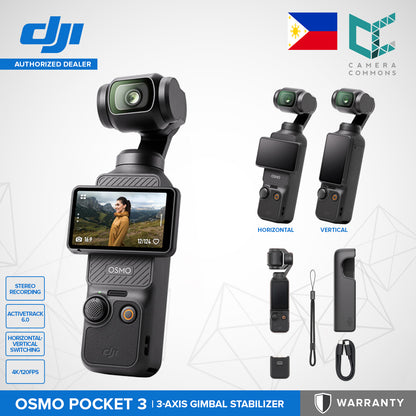 DJI Osmo Pocket 3 3-Axis Gimbal Stabilizer Standard and Combo Creator 4K 120fps 2" Rotatable Screen