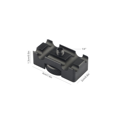 STUDIOMATE Cable Tether Blocker with 1/4" Screw Mount for Camera Cable Wires Tripod Studio Equipment