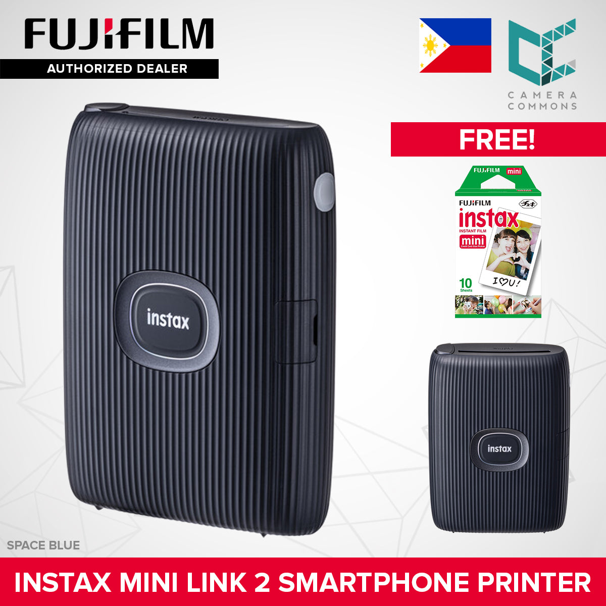 FUJIFILM Instax Mini Link 2 / Mini Link 3 Smartphone Printer NEW VERSION