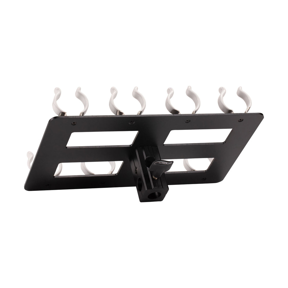 Nanlite Pavotube Quad Bank 4 T12 LED Tube Mount with Gooseneck and 5/8in Receiver HD-T12-4-BHG