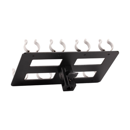 Nanlite Pavotube Quad Bank 4 T12 LED Tube Mount with Gooseneck and 5/8in Receiver HD-T12-4-BHG