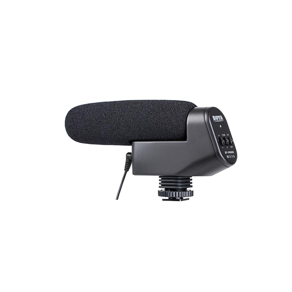 BOYA BY-VM600 Cardioid Directional Condenser Microphone Mic for Canon Sony Nikon Pentax DLSR Camera