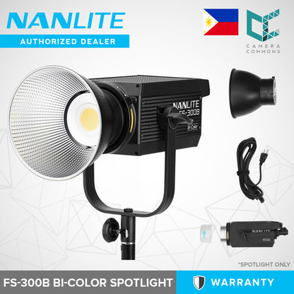 Nanlite FS-300B Bi-Color LED Video Light Spotlight for Studio Photography Videography FS300B