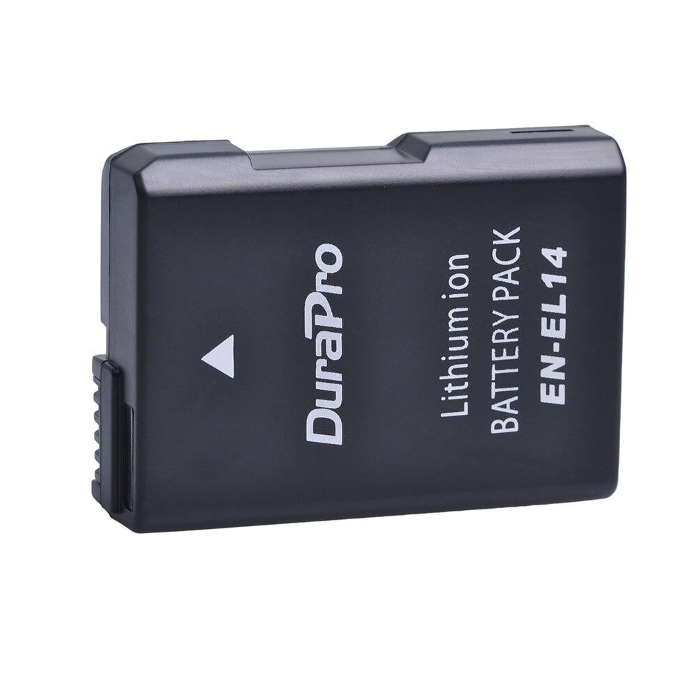 DuraPro EN-EL14 EN EL14 EN EL14 1200mAH Rechargeable Li-ion Camera Battery For Nikon D5200 D3100 D3200 D5100 P7000 P7100